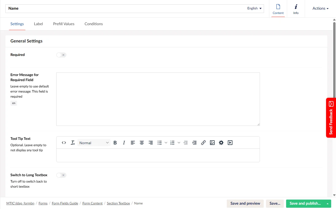 Textbox With Definition Textbox